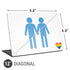 Blue Pride Universal Laptop 12in (9.8 x 6.8in) Skin